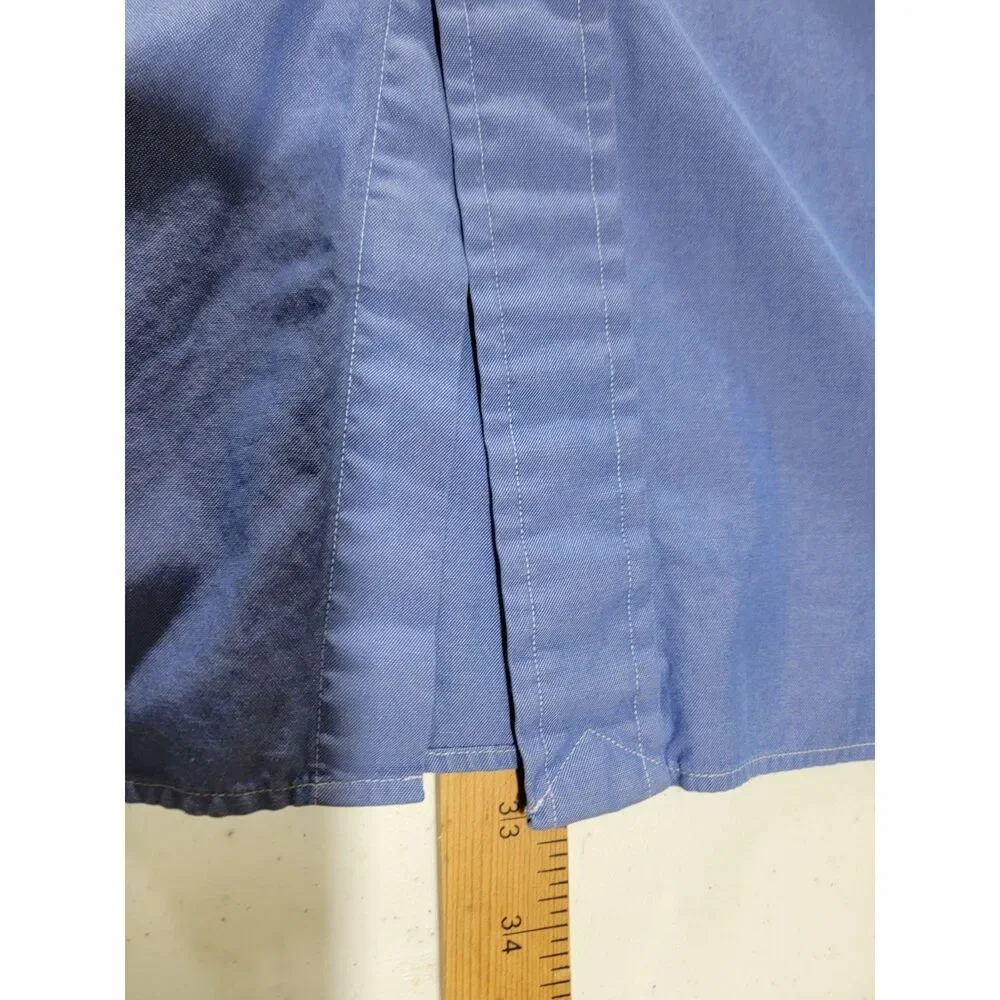 Ralph Lauren Yarmouth Men's Blue Long Sleeve Dress Shirt - 17 Neck